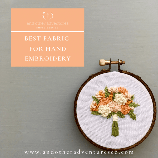 Fabric for embroidery deals