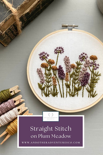 Plum Meadow: Straight Stitch - And Other Adventures Embroidery Co