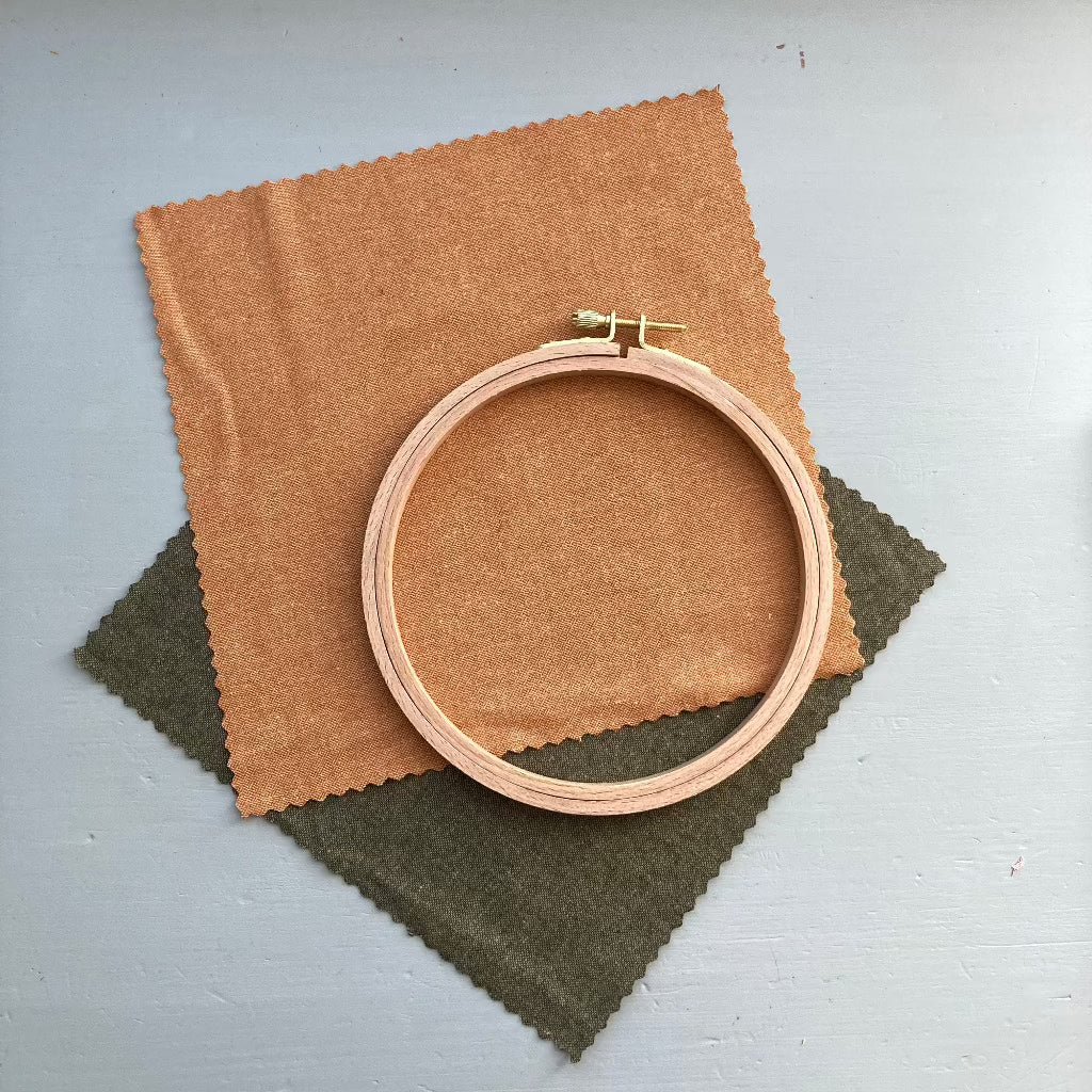 Linen Fabric Sample Pack for Embroidery Projects