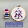 Christmas Angel hand embroidery pattern by And Other Adventures Embroidery Co