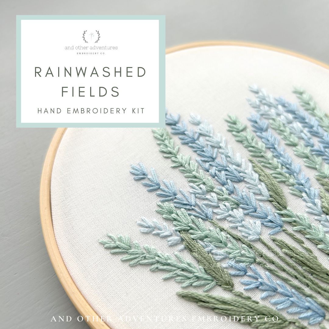 Embroidery KIT - Rainwashed Fields