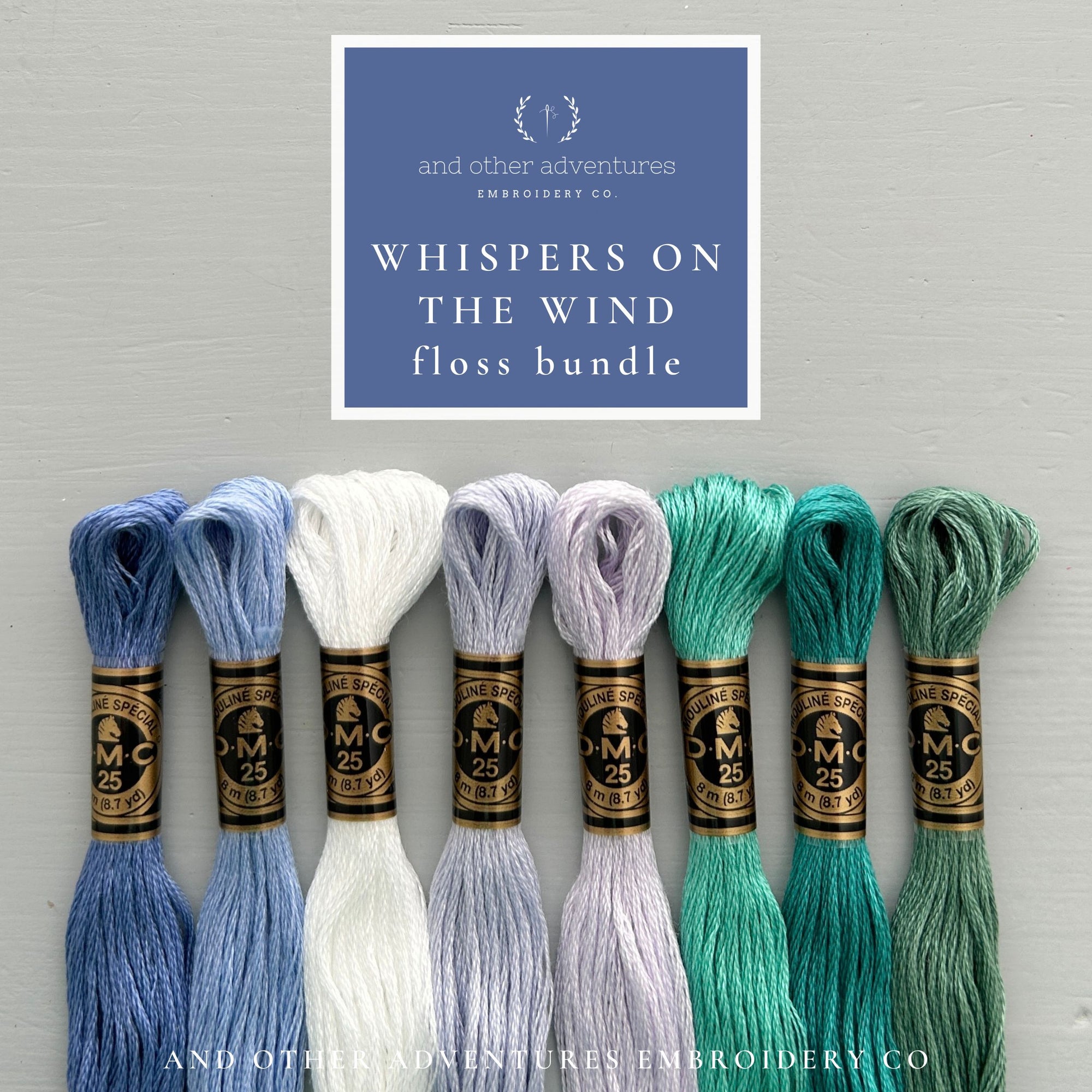 Embroidery Floss Bundle - Whispers on the Wind