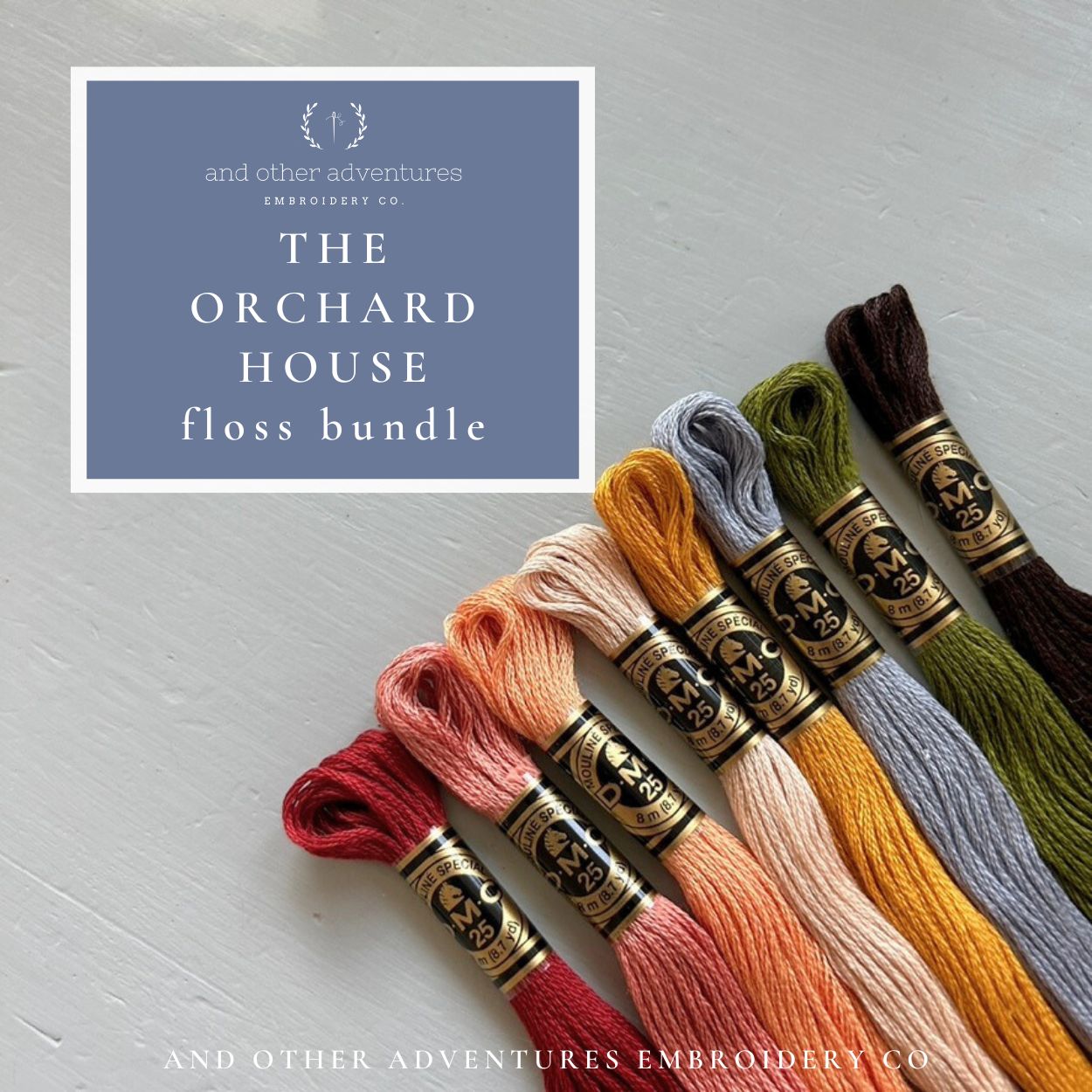Fall Floss Bundle for embroidery projects - curated by And Other Adventures Embroidery Co