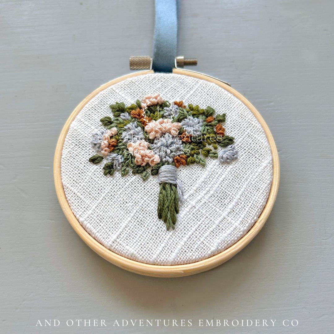 Embroidered Bouquet No. 132