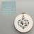 Christmas Ornament hand embroidery kit  in winter wonderland colors by And Other Adventures Embroidery 
