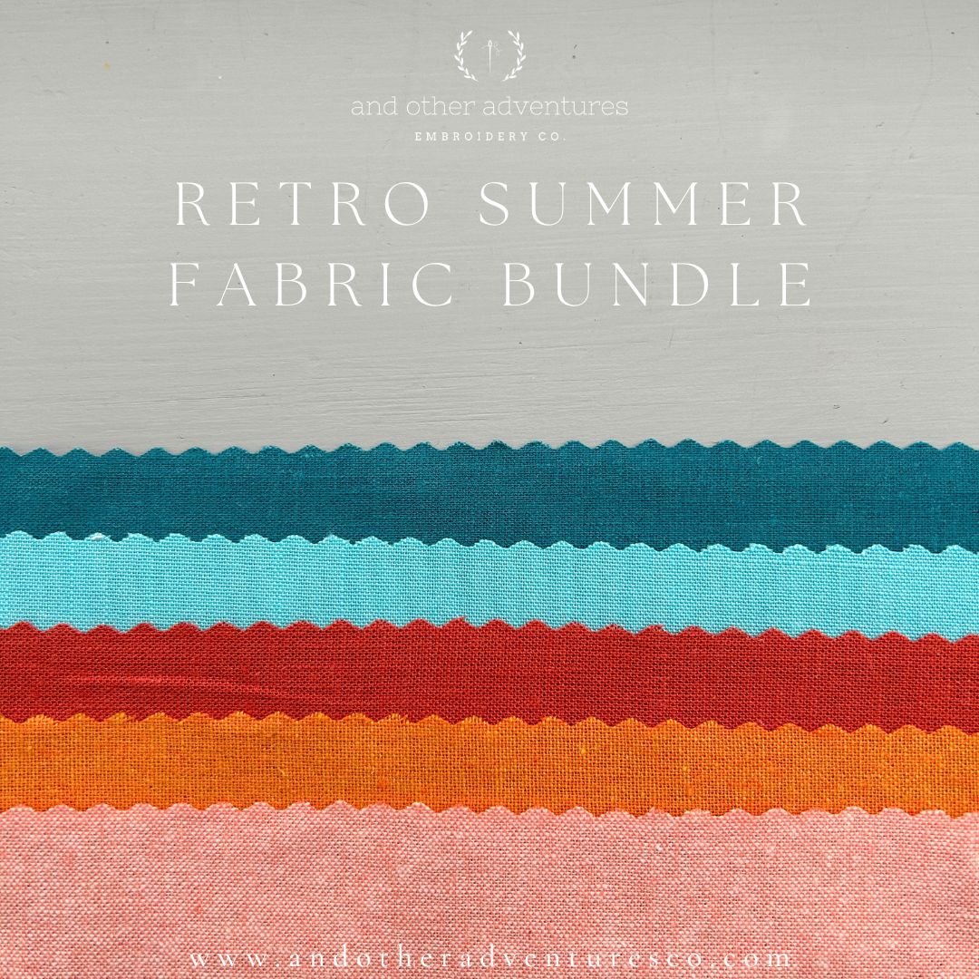 Linen Fabric Bundle - Retro Summer