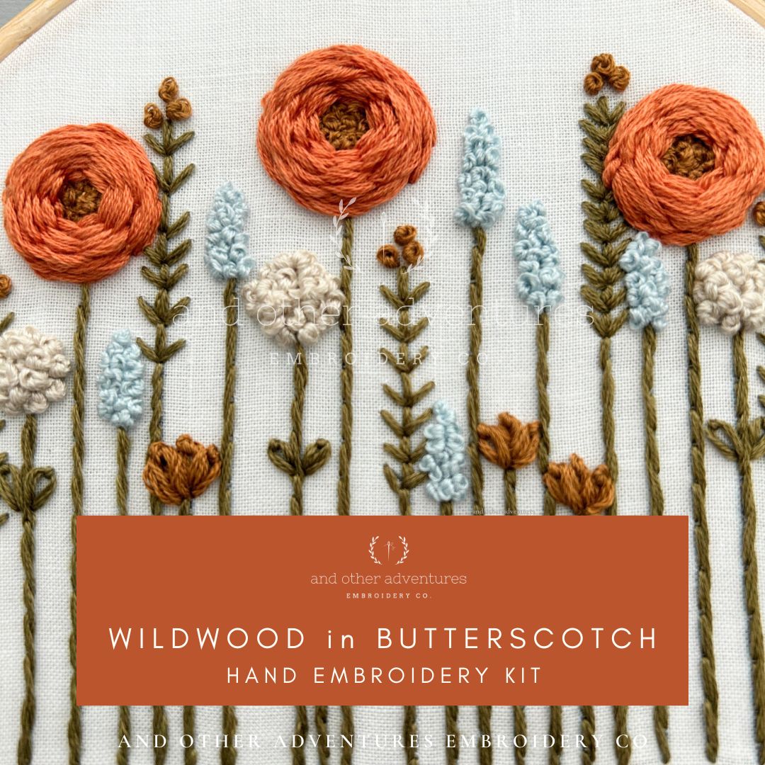 Fall Florals Hand Embroidery Project for Beginners by And Other Adventures Embroidery Co