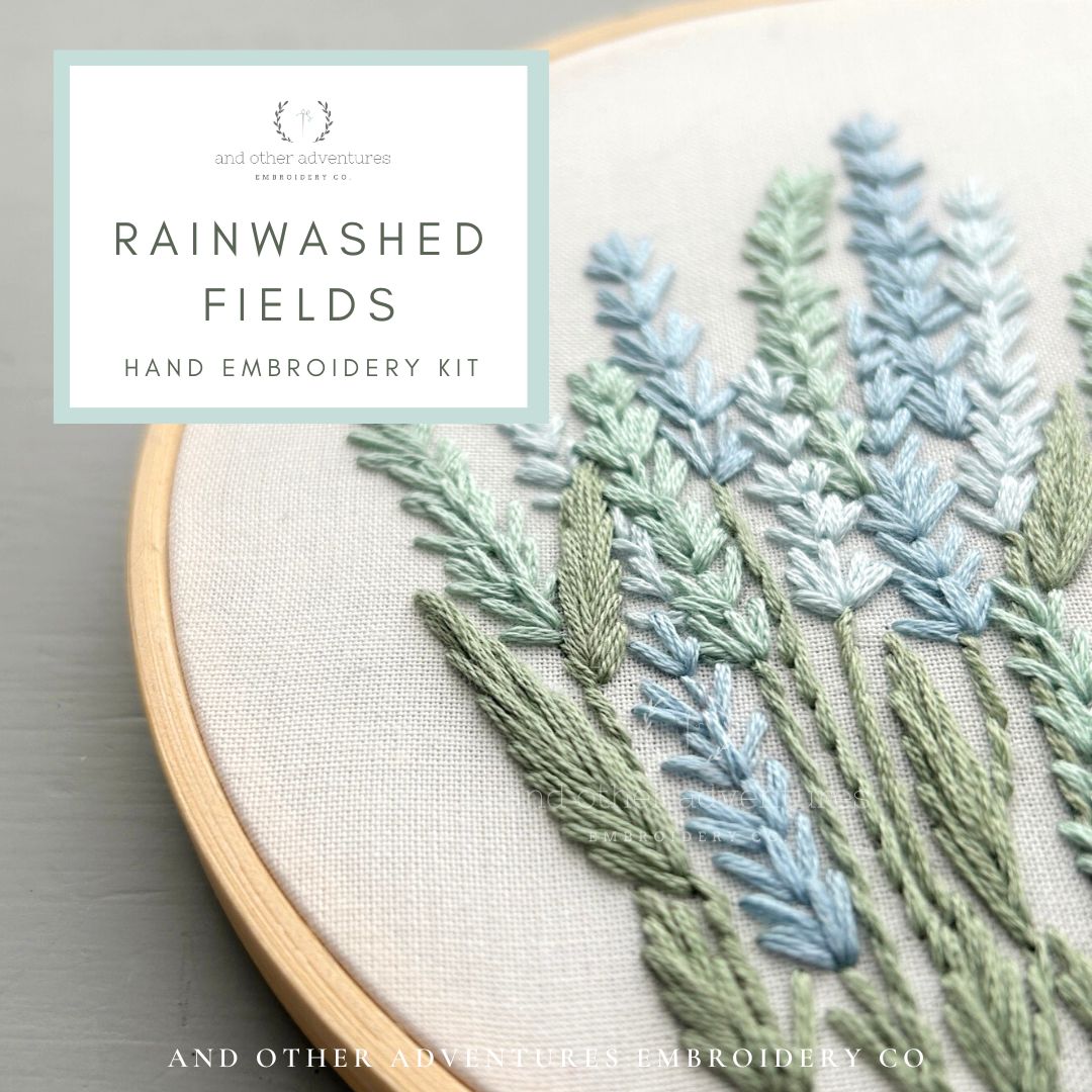 Embroidery KIT - Rainwashed Fields