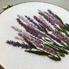 Hand Stitched Purple Flowers Embroidered Art | And Other Adventures Embroidery Co