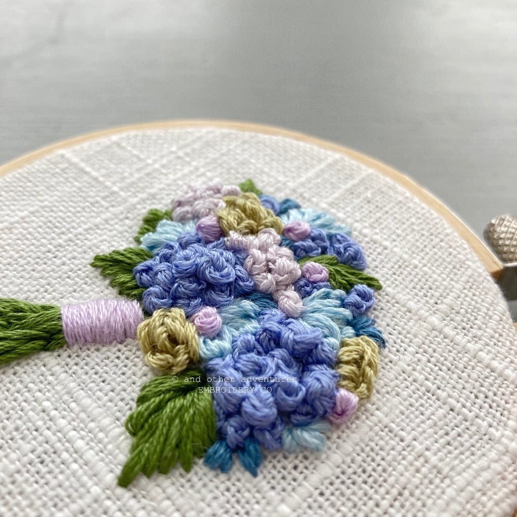 Hand Embroidered Spring Bouquet Art | And Other Adventures Embroidery Co