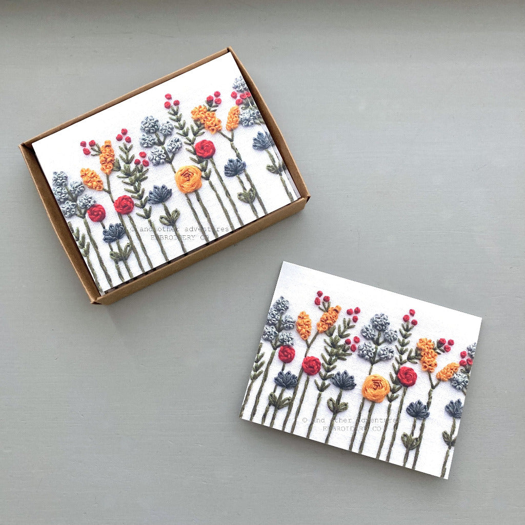 Blank Notecards - And Other Adventures Embroidery Co