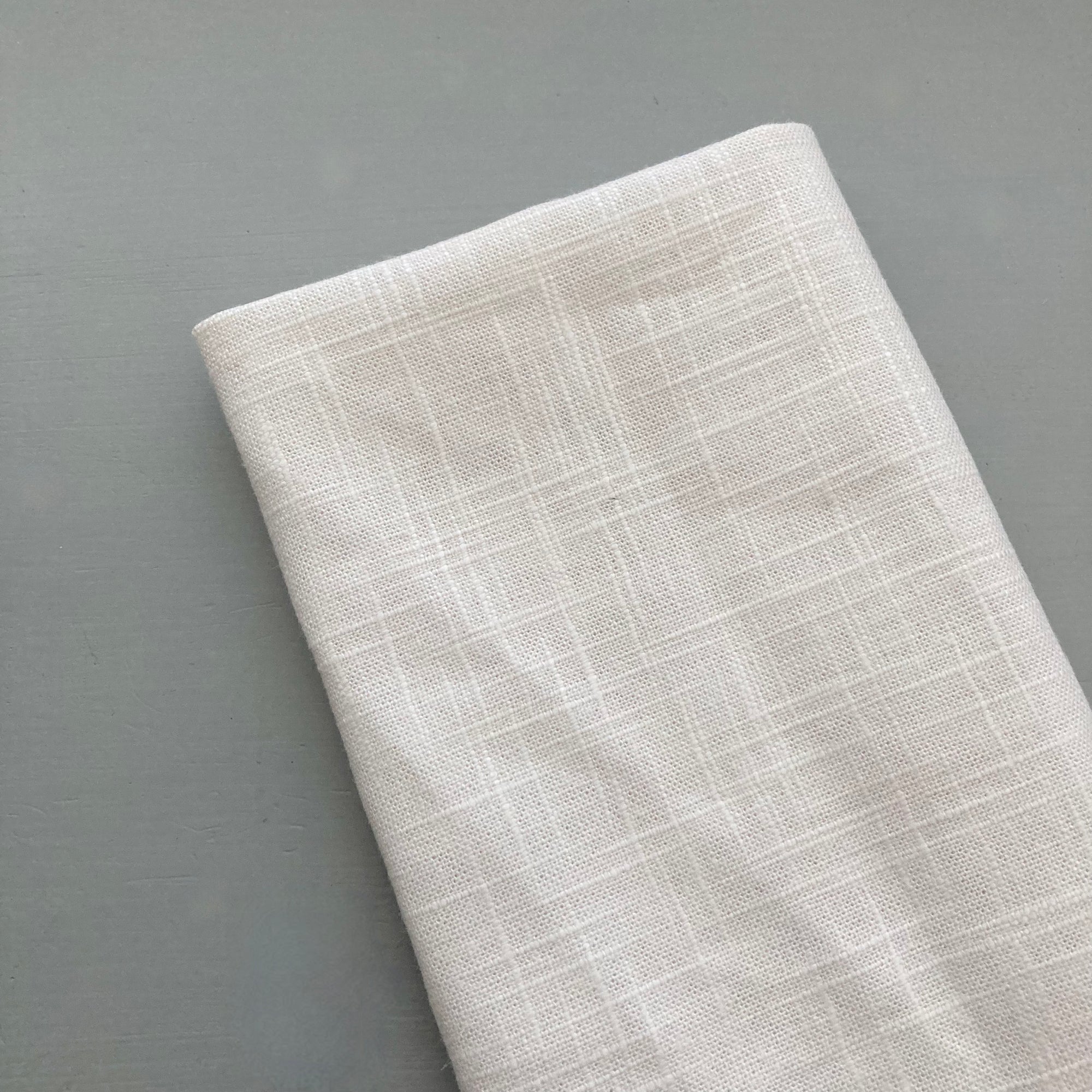 White Linen Fabric for hand embroidery | And Other Adventures Embroidery Co