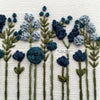 Hand Embroidered Blue Wildflower Digital Download Pattern | And Other Adventures Embroidery Co
