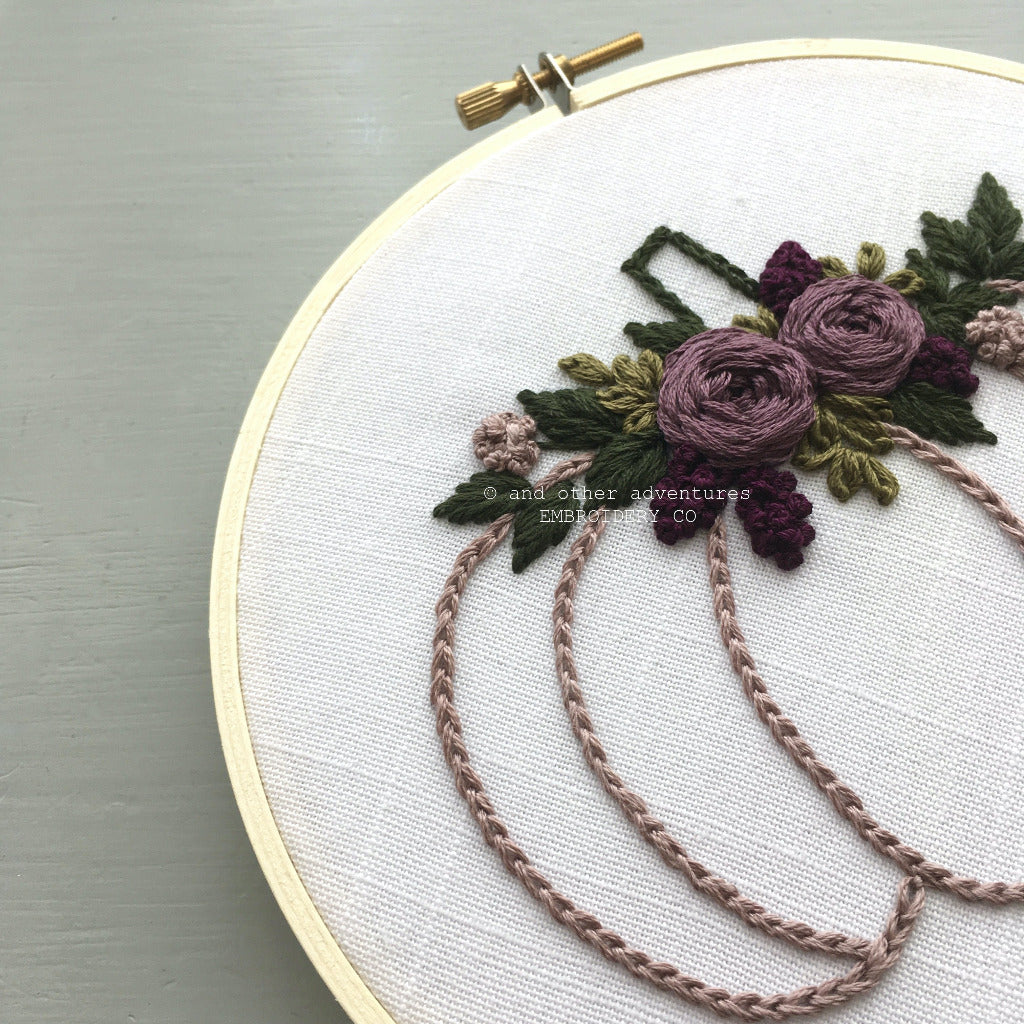 HALLOWEEN Pumpkin Hand Embroidery Kit | And Other Adventures Embroidery Co