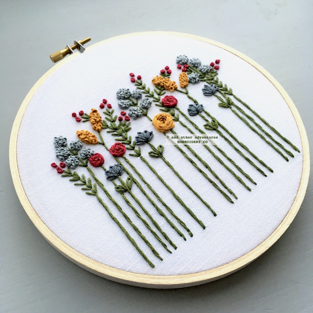 DIY Hand Embroidery Project for Beginners | And Other Adventures Embroidery Co