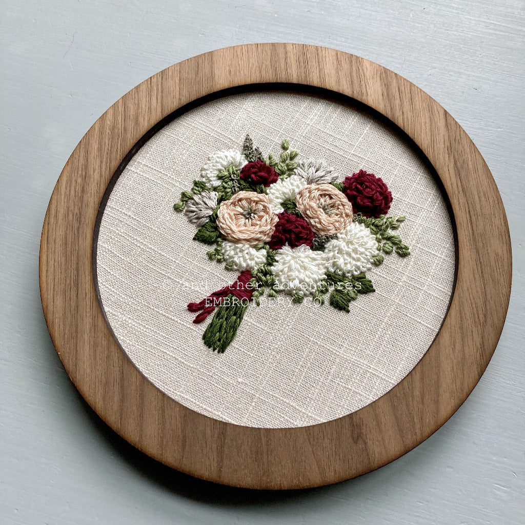 Hand Stitched Fiber Art by And Other Adventures Embroidery Co