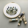 Winter Frost Floral Hand Embroidered Hoop Art DIY | And Other Adventures Embroidery Co
