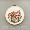 Avonlea Terracotta DIY hand embroidery pattern for beginners digital download by And Other Adventures Embroidery Co