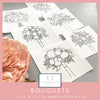 Embroider your own bouquet with these stick &amp; stitch designs | And Other Adventures Embroidery Co