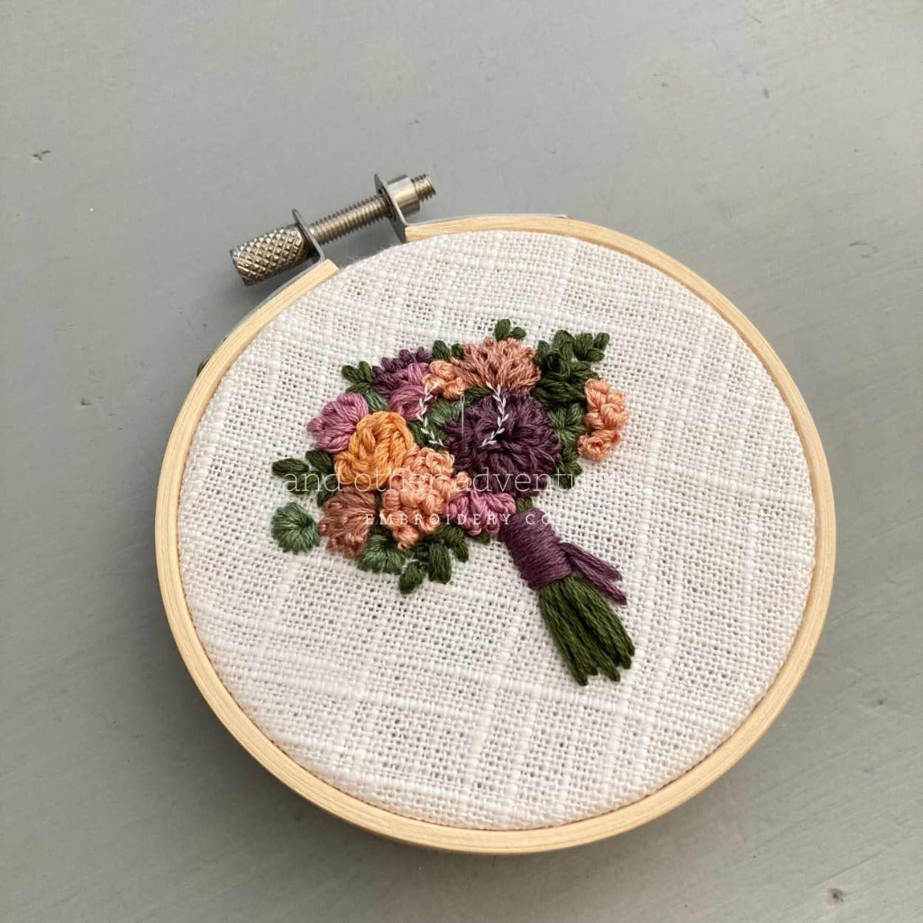 Fall Bouquet Original Art | And Other Adventures Embroidery Co