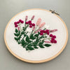 Pink Valentine Florals Hand Embroidery PDF Pattern by And Other Adventures Embroidery Co