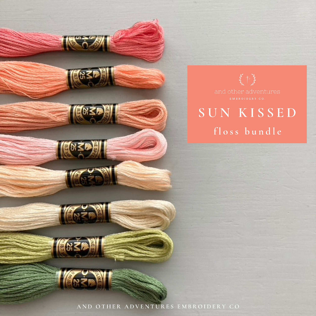 Sun Kissed Color Palette Floss Bundle by And Other Adventures Embroidery Co