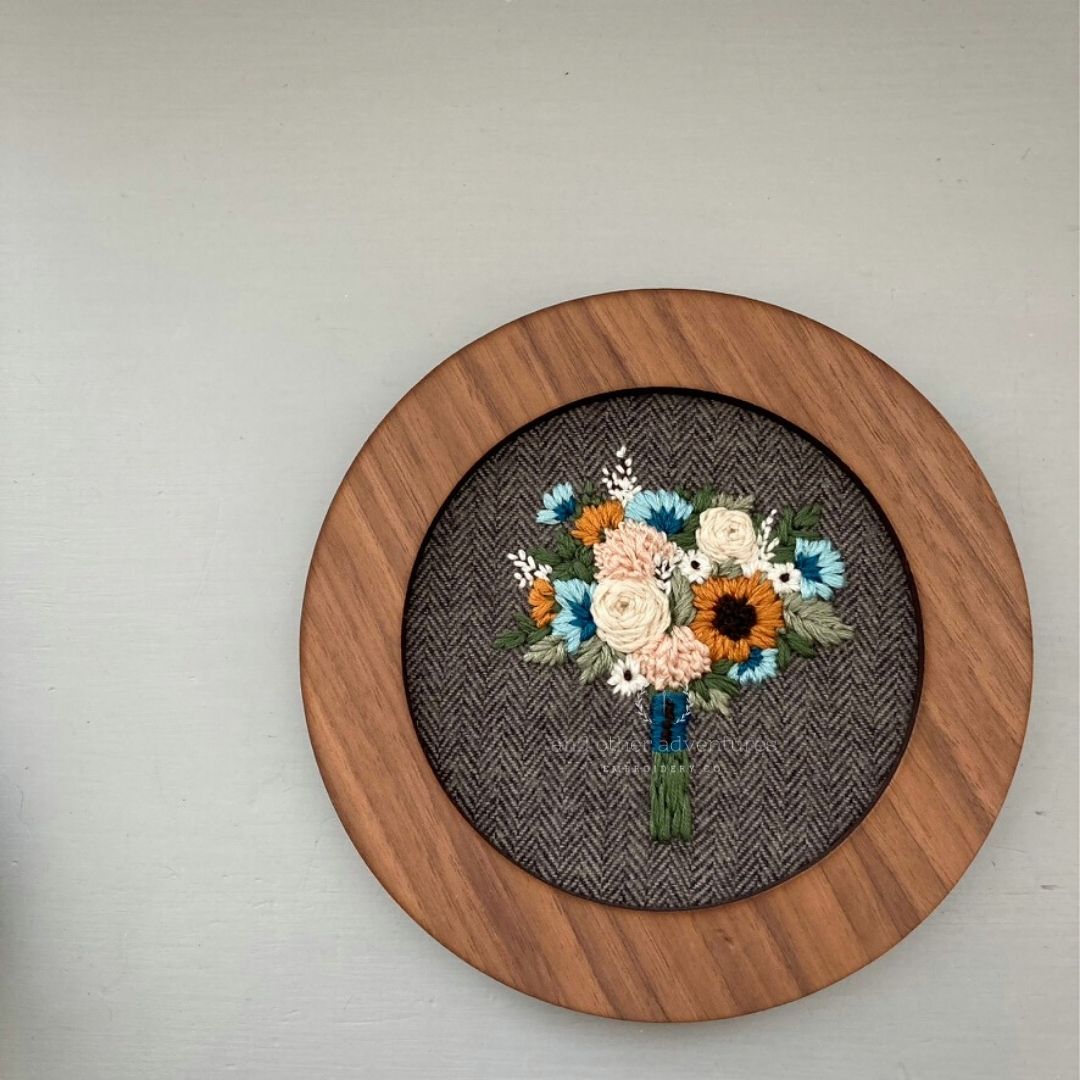 Hand Embroidered Original Art by And Other Adventures Embroidery Co