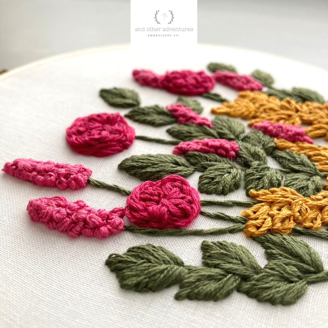 Intermediate Hand Embroidery Kit by And Other Adventures Embroidery Co
