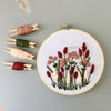 Hand Embroidery Kit for Beginners - Avonlea in Crimson