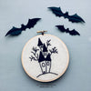 Haunted House Stick and Stitch Halloween Embroidery Design | And Other Adventures Embroidery Co