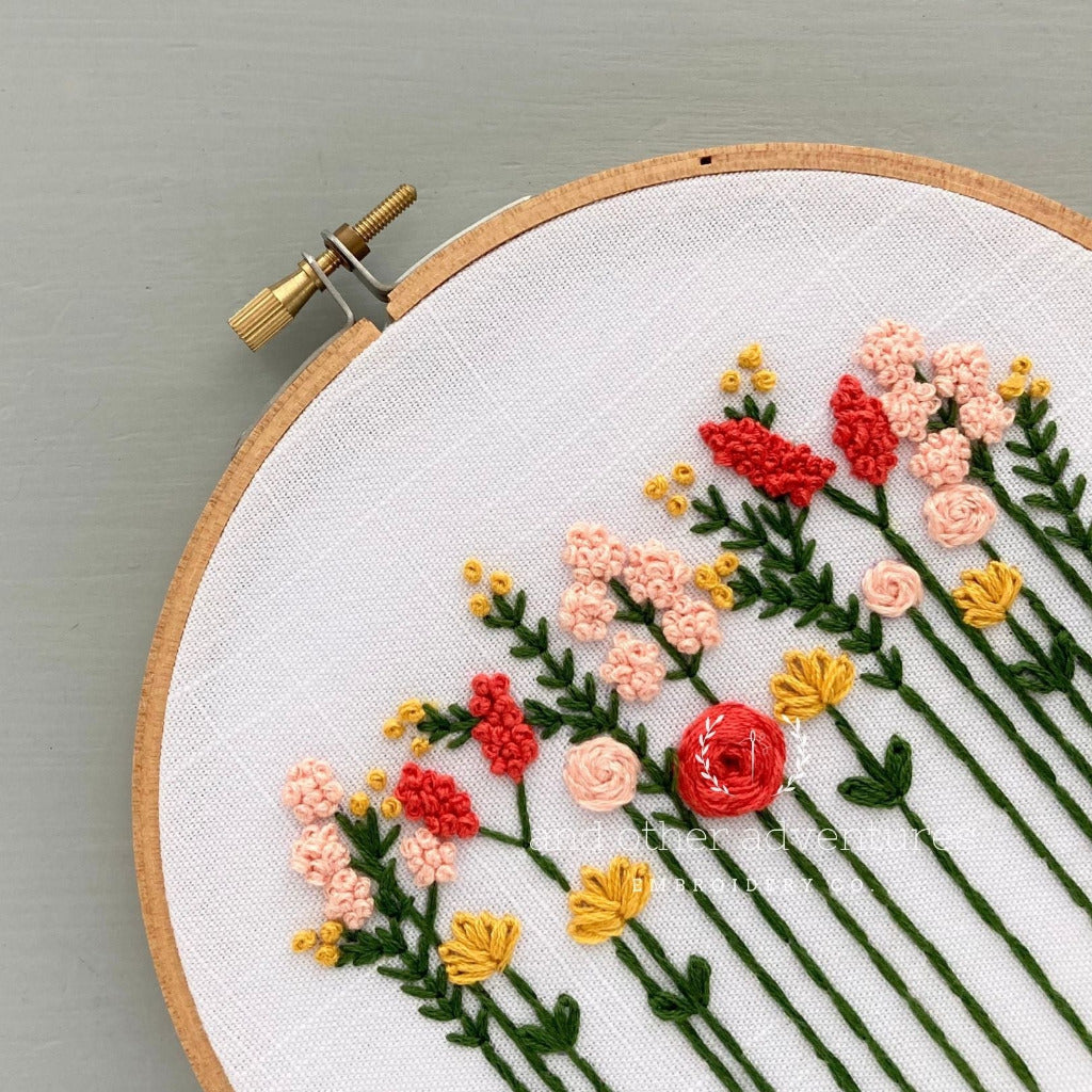 Summer Wildflower Embroidery Kit by And Other Adventures Embroidery Co