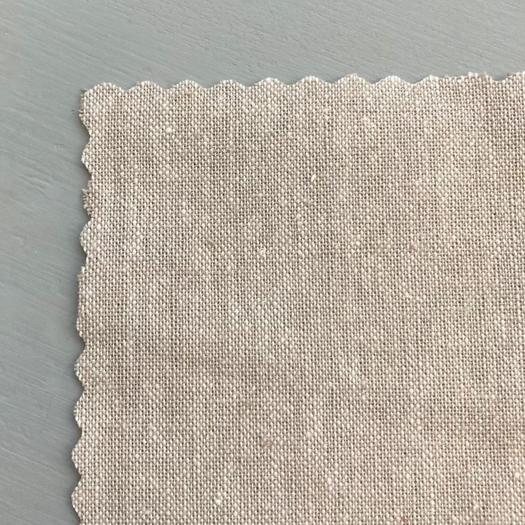 Oatmeal Linen Fat Quarter for Embroidery projects