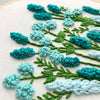 Blue and Green Beginner Hand Embroidery Kit by And Other Adventures Embroidery Co