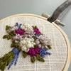 Hand embroidered floral bouquet by And Other Adventures Embroidery Co