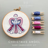 Beginner Hand Embroidery Kit featuring Christmas Angel by And Other Adventures Embroidery Co