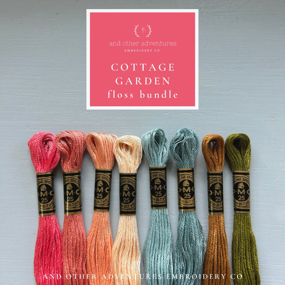 Cottage Garden floss bundle curated by And Other Adventures Embroidery Co
