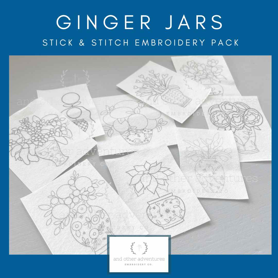 Stick & Stitch Pack - Ginger Jars