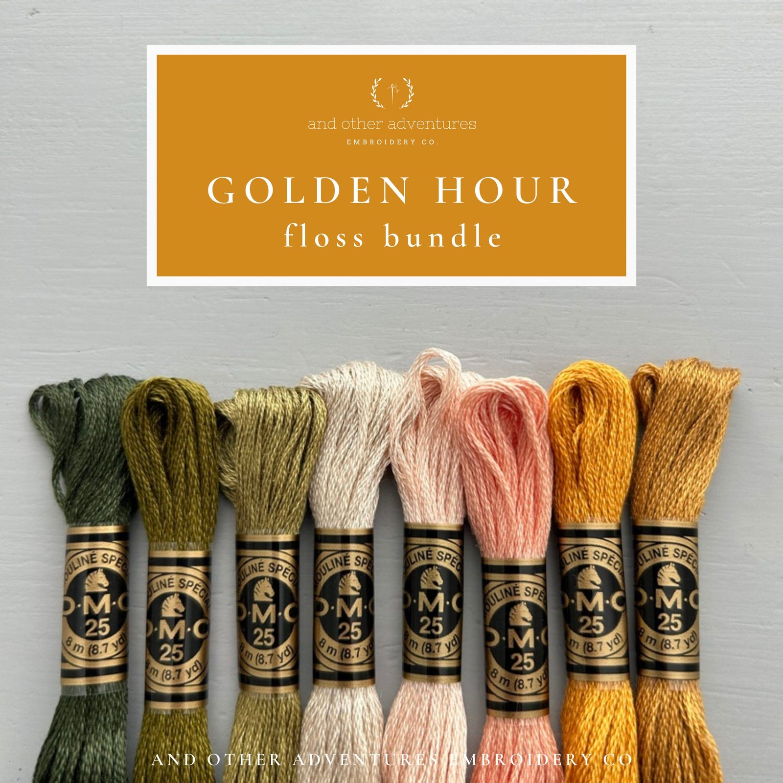 Embroidery Floss Bundle - Golden Hour