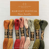 Harvest Festival DMC embroidery floss bundle for autumn by And Other Adventures Embroidery Co