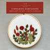 Hand Embroidery PATTERN - Hawthorne in Cinnamon