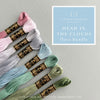 Calm and Serene embroidery color palette curated by And Other Adventures Embroidery Co