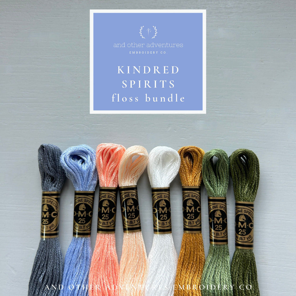 Kindred Spirits floss bundle - inspired by Anne and Diana's friendship in Anne of Green Gables