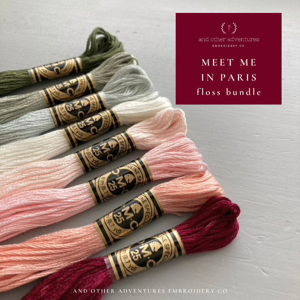 Embroidery Floss Bundle - Meet Me In Paris - And Other Adventures