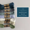 Midnight Blue embroidery floss color palette by And Other Adventures Embroidery Co