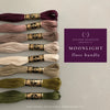Dark and moody colors floss bundle for embroidery by And Other Adventures Embroidery Co