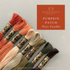 Orange, Green, and Brown Fall Colors for craft project - Pumpkin Patch Floss Bundle by And And Other Adventures Embroidery Co