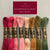 Rosewood & Spice embroidery floss bundle curated by And Other Adventures Embroidery Co