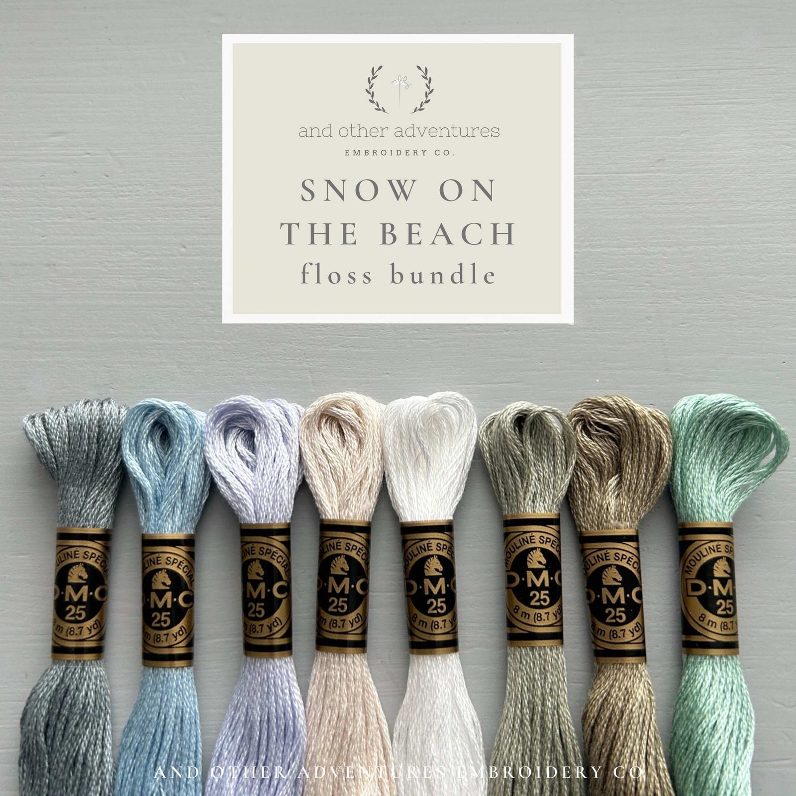 Taylor Swift Inspired Beach Colors Embroidery Floss Bundle by And Other Adventures Embroidery Co