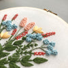 DIY Embroidery project in bright summer colors  by And Other Adventures Embroidery Co