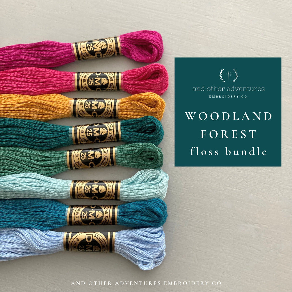 Bright and Bold embroidery floss colors for your next embroidery project - And Other Adventures Embroidery Co